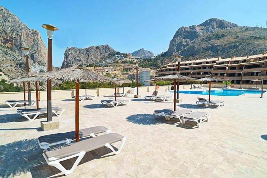 Апартаменты Pueblo Mascarat Con Vista Al Mar Altea la Vieja Экстерьер фото